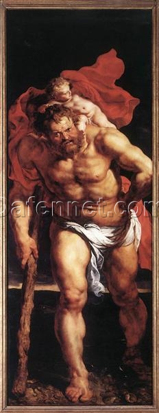 Descent from the Cross” (Left Panel) Baroque Oil Painting Reproduction – Peter Paul Rubens, 1612-1614