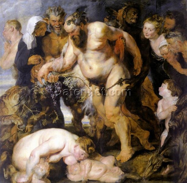 Drunken Silenus – Oil Painting Reproduction by Peter Paul Rubens (1618)