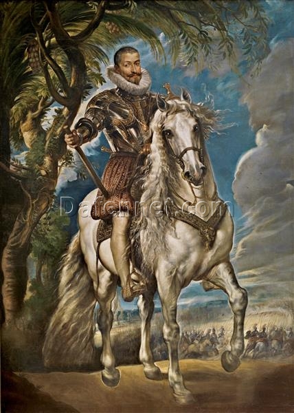 The Duke of Lerma on Horseback – Peter Paul Rubens Equestrian Baroque Oil Painting