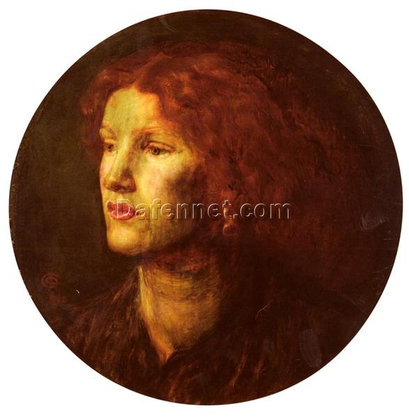 Custom Oil Reproduction of Fanny Cornforth by Dante Gabriel Rossetti – Romanticism Portrait Art