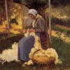 female peasant carding wool 1875.jpgLarge