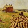 flock of sheep in a field after the harvest 1889.jpgLarge