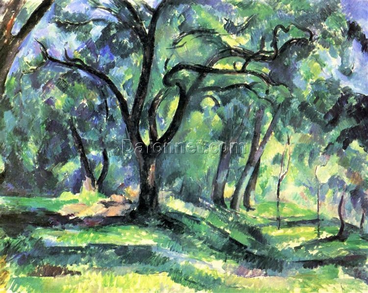 Forest” – Paul Cézanne’s Iconic Post-Impressionist Landscape (1890)