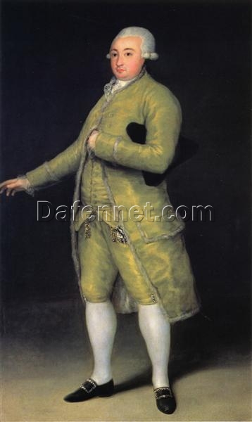 Francisco de Cabarrus by Francisco Goya – 1788 Romanticism Portrait Oil Painting Reproduction