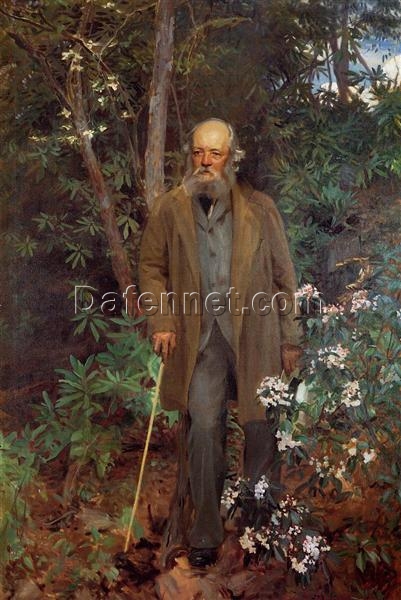 John Singer Sargent ‘Frederick Law Olmsted’ Realism Portrait – Fine Art Reproduction on Canvas