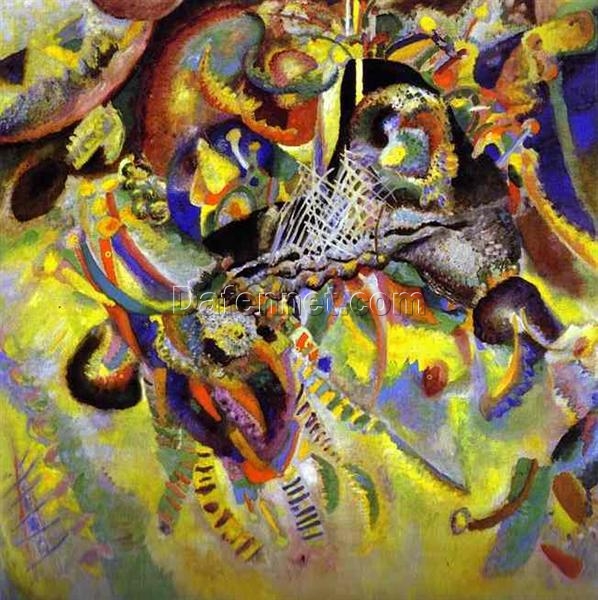 Wassily Kandinsky – Fugue (1914) – A Masterpiece of Abstract Symmetry and Emotion