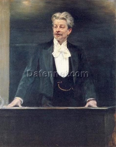 Peder Severin Kroyer – 1902 “Georg Brandes” | Realist Oil Painting Reproduction