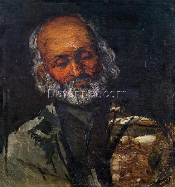 Head of an Old Man” by Paul Cézanne – Romanticism, Dark Period (c.1866)