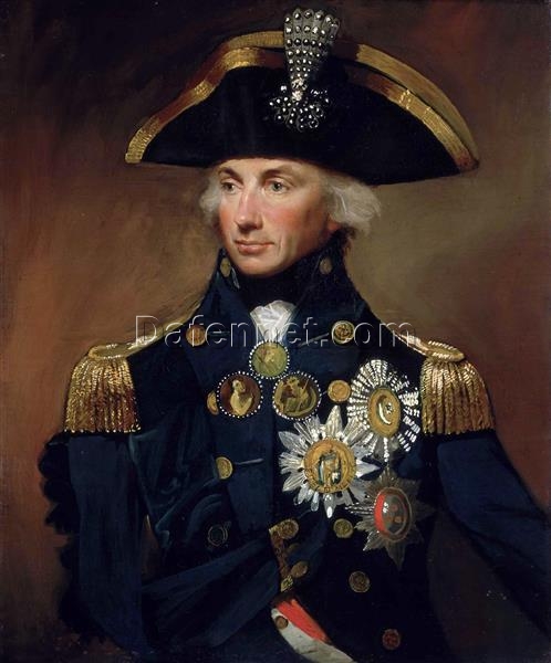 Classic Rococo Portrait of Rear-Admiral Sir Horatio Nelson by Lemuel Francis Abbott (1799)