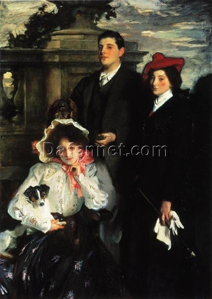 1905 Portrait of Hylda, Almina & Conway – John Singer Sargent Oil Painting, Realism, Tate Britain