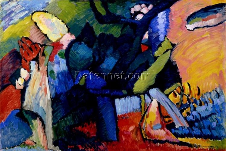 Wassily Kandinsky – Improvisation 4 (1909) – Masterpiece of Abstract Expressionism