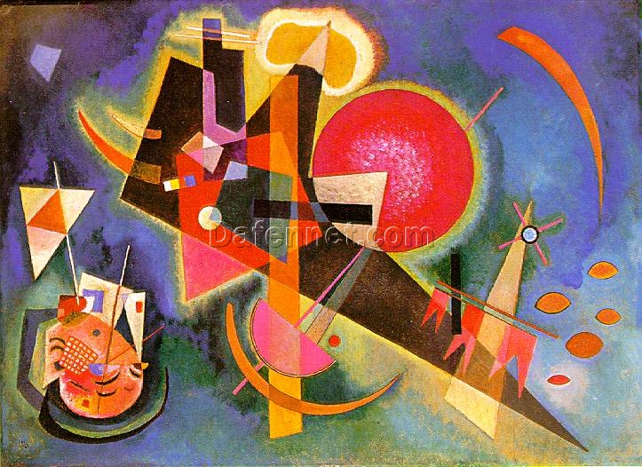 Kandinsky’s In Blue (1925) – A Dynamic Exploration of Color, Form, and Emotion in Abstract Expressionism