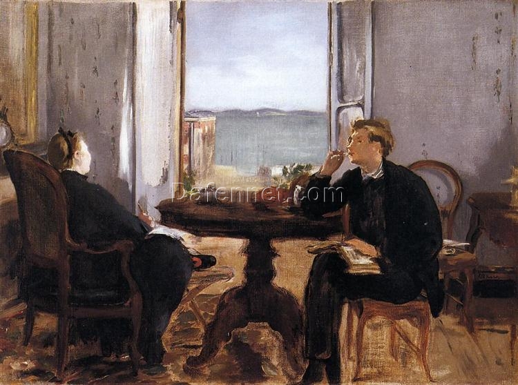 Interior at Arcachon – Inspired by Edouard Manet’s 1871 Impressionist Masterpiece