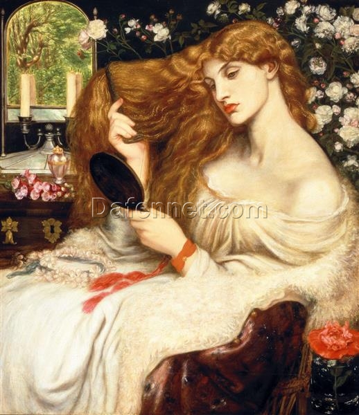 Lady Lilith” – 19th Century Romantic Symbolist Painting by Dante Gabriel Rossetti