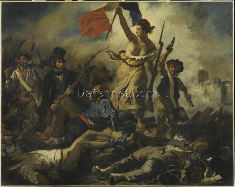 Custom Reproduction of Liberty Leading the People by Eugene Delacroix – Symbol of Revolution