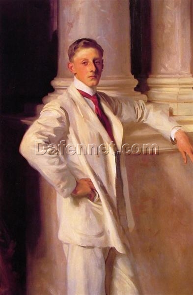 John Singer Sargent ‘Lord Dalhousie’ Realist Oil Portrait – Fine Art Reproduction on Canvas