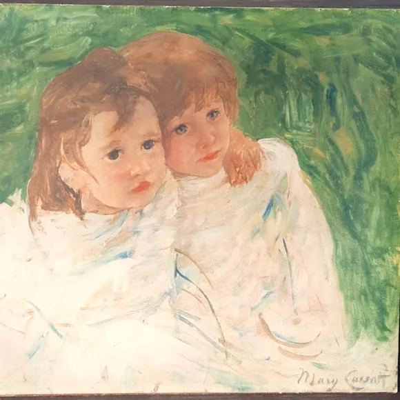 The Sisters by Mary Cassatt – Handcrafted Impressionist Art Reproduction