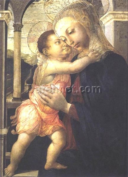 Madonna and Child by Sandro Botticelli – Early Renaissance Tempera on Panel, Uffizi Gallery