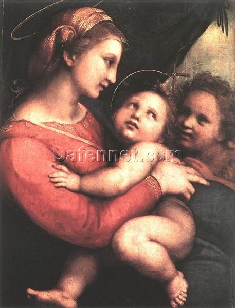 Raphael’s Madonna della Tenda (c.1512) | High Renaissance Religious Painting | Oil on Panel