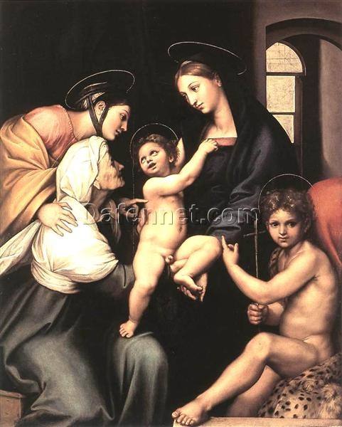 “Madonna of the Cloth” by Raphael (c.1514) | High Renaissance Oil Painting