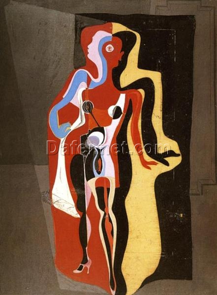 Cubist-Inspired Mannequin by Salvador Dalí – 1926-1927 Oil on Canvas