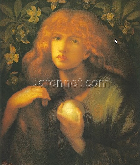 Authentic Mary Magdalene Reproduction by Dante Gabriel Rossetti – Romanticism Religious Art