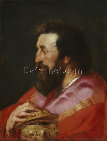 Melchior, The Assyrian King – Oil Painting Reproduction by Peter Paul Rubens (c.1618)