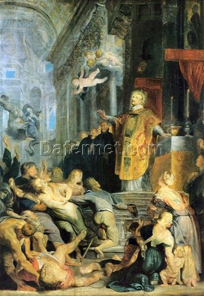 Miracle of St. Ignatius of Loyola” by Peter Paul Rubens – Baroque Religious Art Reproduction