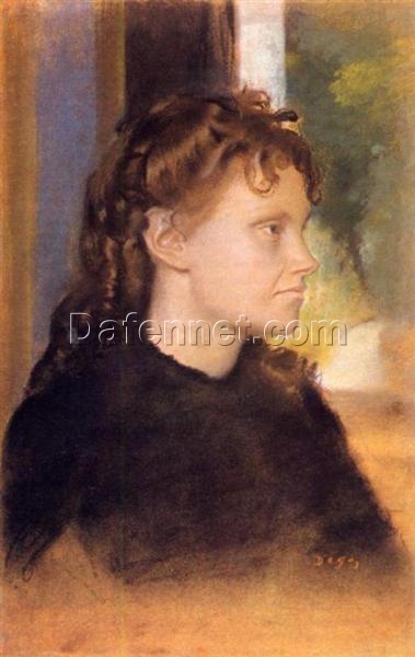 Buy Mme. Theodore Gobillard by Edgar Degas – Stunning 1869 Pastel Portrait