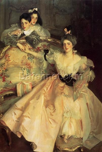 John Singer Sargent Oil Painting Reproduction – Family Portrait of Lady Meyer and Children, 1896