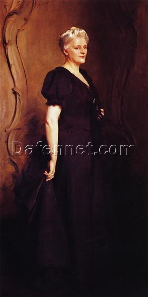 John Singer Sargent Oil Painting – Portrait of Mrs. Frederick Roller, 1895, Realism