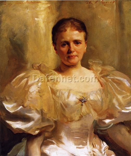 1896 Portrait of Mrs. William Shakespeare (Louise Weiland) – John Singer Sargent Realism Oil on Canvas