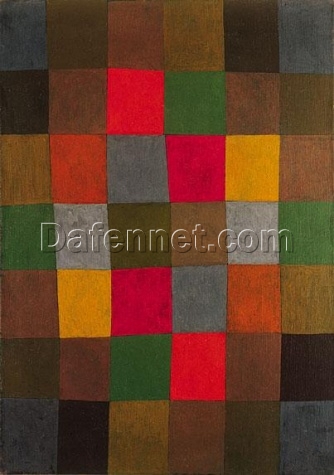 New Harmony by Paul Klee – Abstract Oil on Canvas (1936)