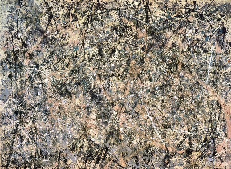 Inspired by Number 1 (Lavender Mist) by Jackson Pollock – Monumental Abstract Oil & Enamel Painting (243.8 x 122.6 cm)