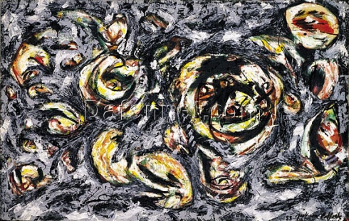 Inspired by Jackson Pollock’s Ocean Greyness – Large Abstract Expressionist Oil (229 x 146.7 cm)