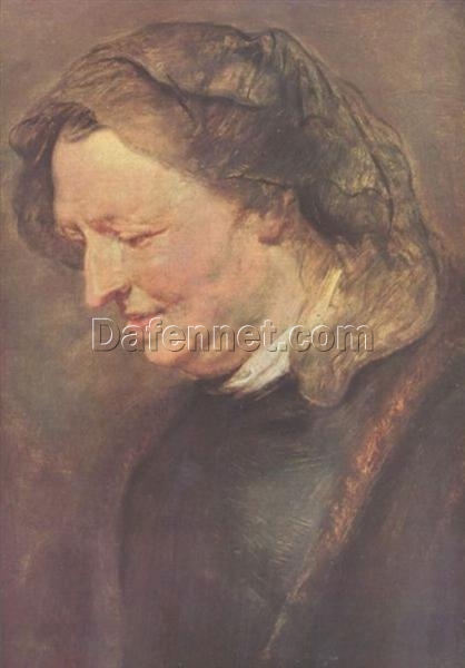 Baroque Reproduction of “Old Woman” by Peter Paul Rubens – Oil on Canvas