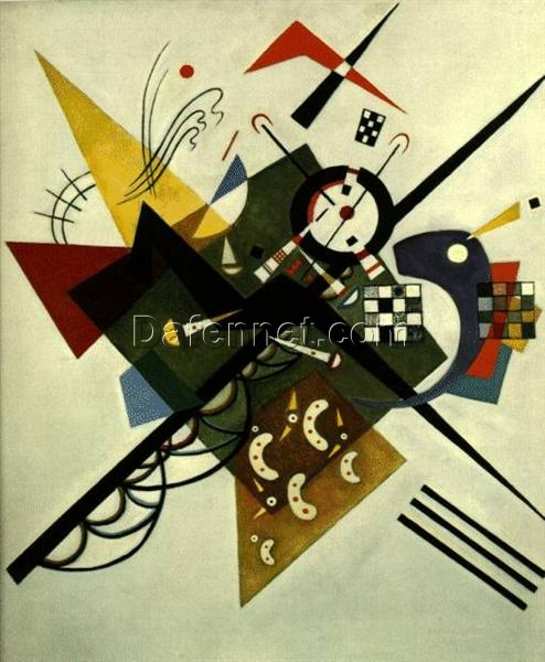 Wassily Kandinsky’s On White II – 1923 Abstract Art Oil Painting Replica