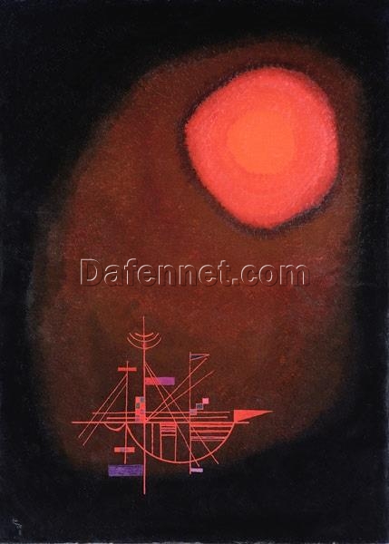 Kandinsky’s Red Sun and Ship (1925) – The Symbolism of Nature and Motion in Abstract Expressionism