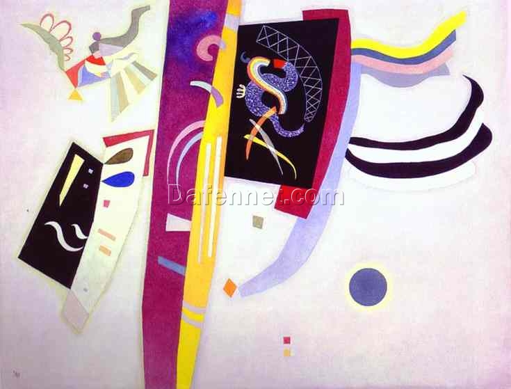 Wassily Kandinsky – Orange-Violet (1935) – A Bold Dance of Color and Form