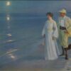 p s kr yer 1899 sommeraften ved skagens strand kunstneren og hans hustru.jpgLarge