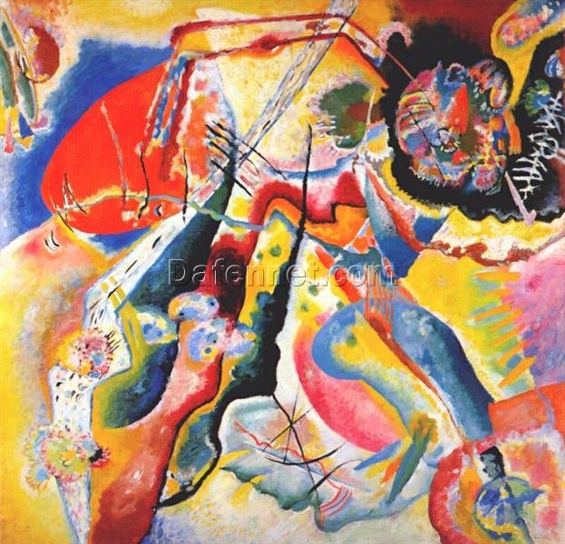 Wassily Kandinsky – Painting with Red Spot (1914) – An Icon of Modernist Abstraction