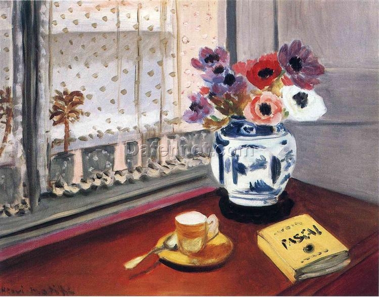 Henri Matisse Inspired Still Life – Pascal’s Pensees (1924) – Post-Impressionist Oil Painting