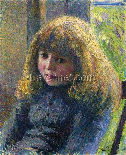 Paul Emile Pissarro” – Pointillist Portrait by Camille Pissarro (1890) for Art Collectors