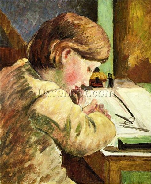 Paul Writing” – Pissarro’s Intimate Impressionist Portrait of His Son