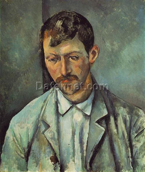 Peasant” by Paul Cézanne – 1891 Post-Impressionism Portrait