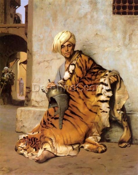 Pelt Merchant of Cairo by Jean-Léon Gérôme – Handcrafted Orientalism Art Reproduction