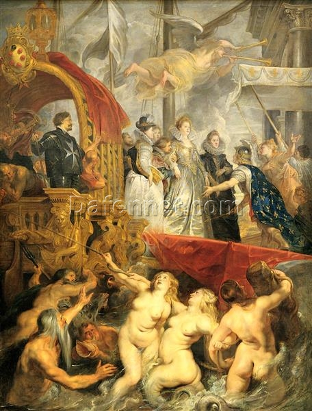 The Disembarkation at Marseilles” by Peter Paul Rubens – Baroque History Painting