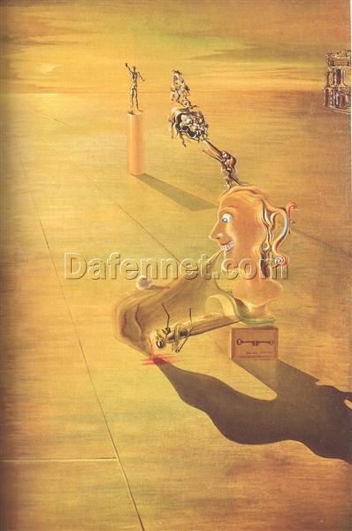 Phantasmagoria – Surrealism-Inspired Symbolic Oil Painting by Salvador Dali