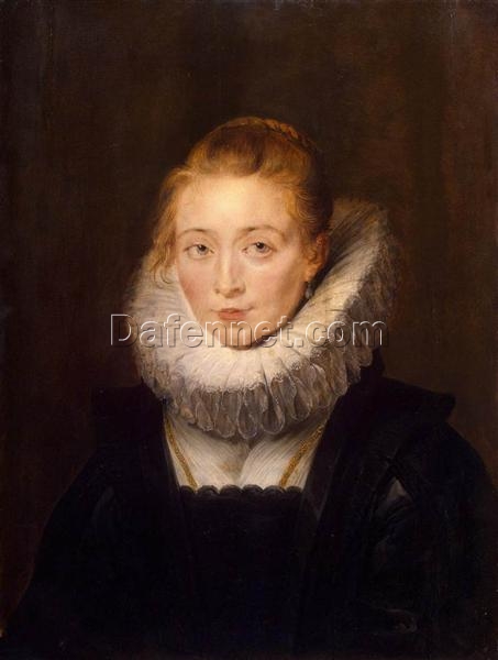 Portrait of a Chambermaid of Infanta Isabella – Oil Painting Reproduction by Peter Paul Rubens (c.1625)