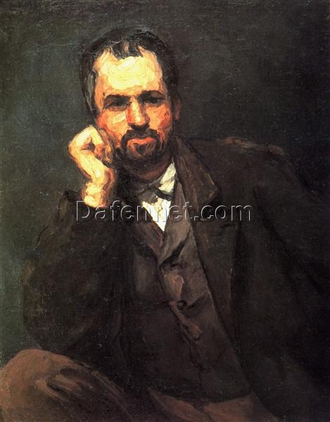 Portrait of a Man” by Paul Cézanne – Romanticism, Dark Period (c.1866)